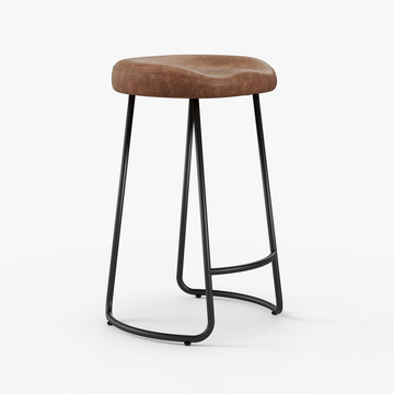 Smith Industrial Bar Stools Seats (Set of 2)