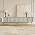 Sophie Common Luxury Off White TV Stand with Drawers for Bedroom