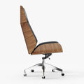 Miya Japandi PU Leather Office Chair with Adjustable Height