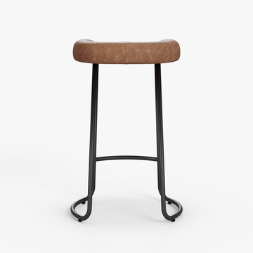 Smith Industrial Bar Stools Seats (Set of 2)