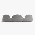 Elina Nordic 7-Seater Curved Sectional Sofa