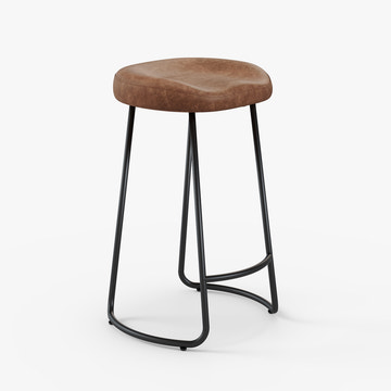 Smith Industrial Bar Stools Seats (Set of 2)
