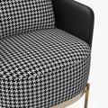 George Modern Houndstooth Pattern Living Room Chair