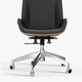 Miya Japandi PU Leather Office Chair with Adjustable Height