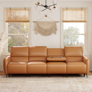 V,{Top-Grain Leather?4-Seat}