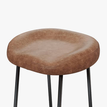 Smith Industrial Bar Stools Seats (Set of 2)