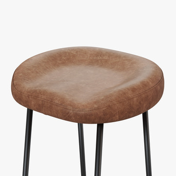 Smith Industrial Bar Stools Seats (Set of 2)