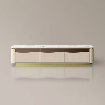 GlowStream Extendable TV Stand & Cassandra Sideboard Set