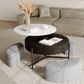 Thomas Modern Lift-Top Coffee Table with Storage and Ottoman