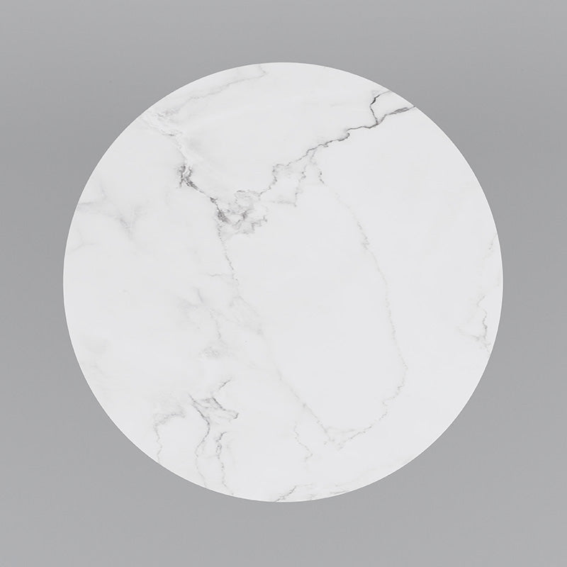 Eden Common Luxury Modern Marble White Round Side Table