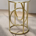 Eden Common Luxury Modern Marble White Round Side Table