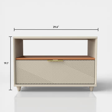 Solmere Single Drawer Media Unit