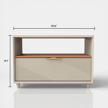 Solmere Single Drawer Media Unit
