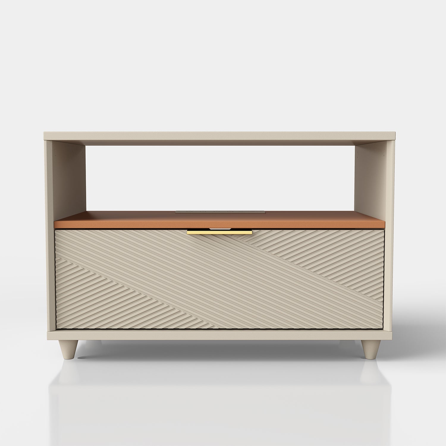 V,Beige