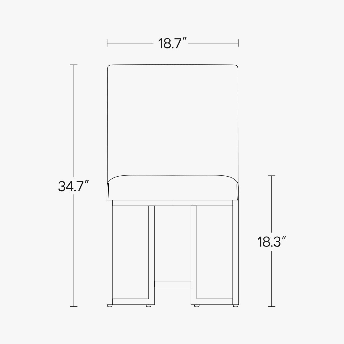 Cassandra Common Luxury Dining Chairs with Linen Upholstery (Set of 2)