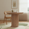 Miya Japandi Round Dining Table Set with 4 Chairs