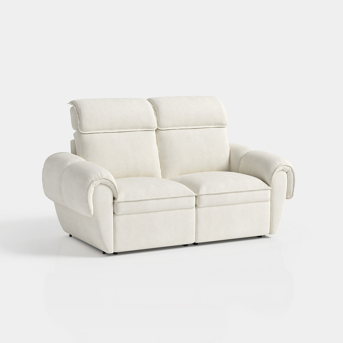 CloudCubo Zero Wall Hugger Reclining Loveseat Small Spaces