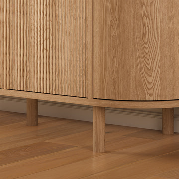 Todd Japandi Light Brown Wood 59.1