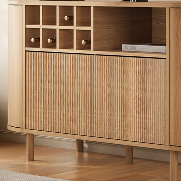 Todd Japandi Light Brown Wood 59.1