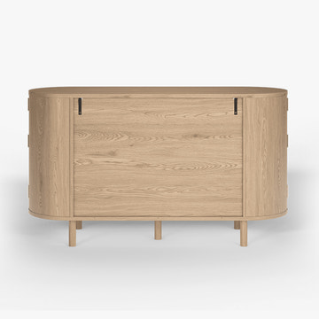 Todd Japandi Light Brown Wood 59.1