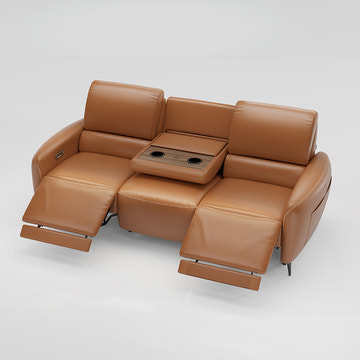 V, {Top-Grain Leather?3-Seat} 