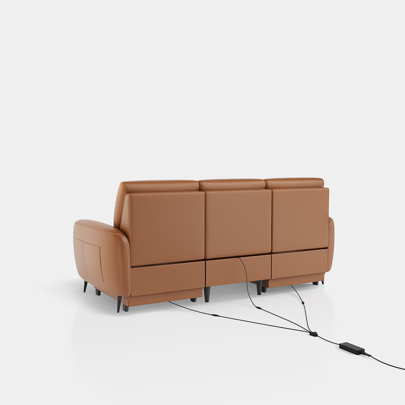 V, {Top-Grain Leather?3-Seat} 