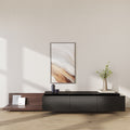 George Modern Black Extendable TV Stand with Drawers