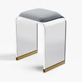 Sophie Common Luxury Acrylic Stool with Soft Seat