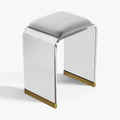 Sophie Common Luxury Acrylic Stool with Soft Seat