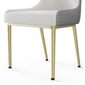 Sophie Common Luxury PU Leather Dining Chair with Metal Legs