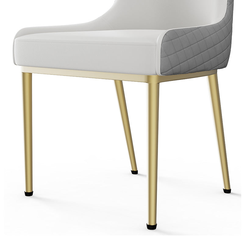 Sophie Common Luxury PU Leather Dining Chair with Metal Legs