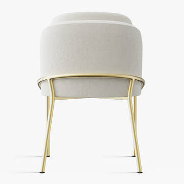 Sophie Common Luxury Cotton Linen Dining Chair for Relaxing Upholstered Table