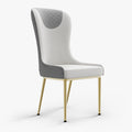 Sophie Common Luxury PU Leather Dining Chair with Metal Legs