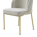 Sophie Common Luxury Cotton Linen Dining Chair for Relaxing Upholstered Table