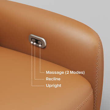 3 Seater Power Recliner Sofa with Massage Function