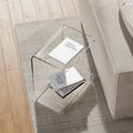 Jackson Modern Clear Acrylic Side Table