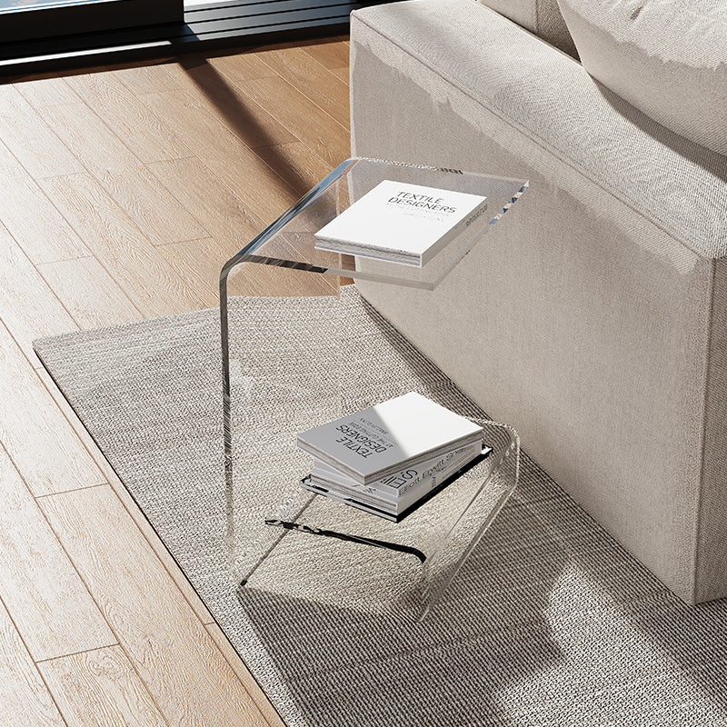 Jackson Modern Clear Acrylic End & Side Table