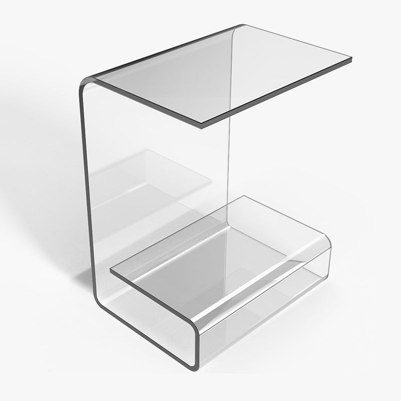 Jackson Modern Clear Acrylic Side Table