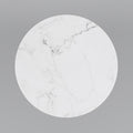 Sophie Common Luxury Marble Small White Side Tables with X-Base