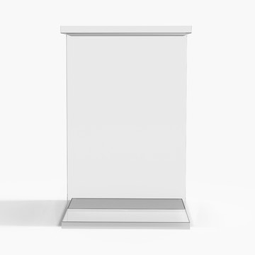 Thomas Modern Small Clear Acrylic Side Table for Couch