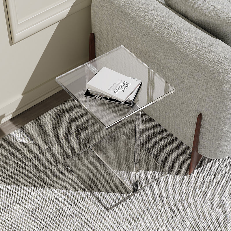 Thomas Modern Clear Acrylic Side Table