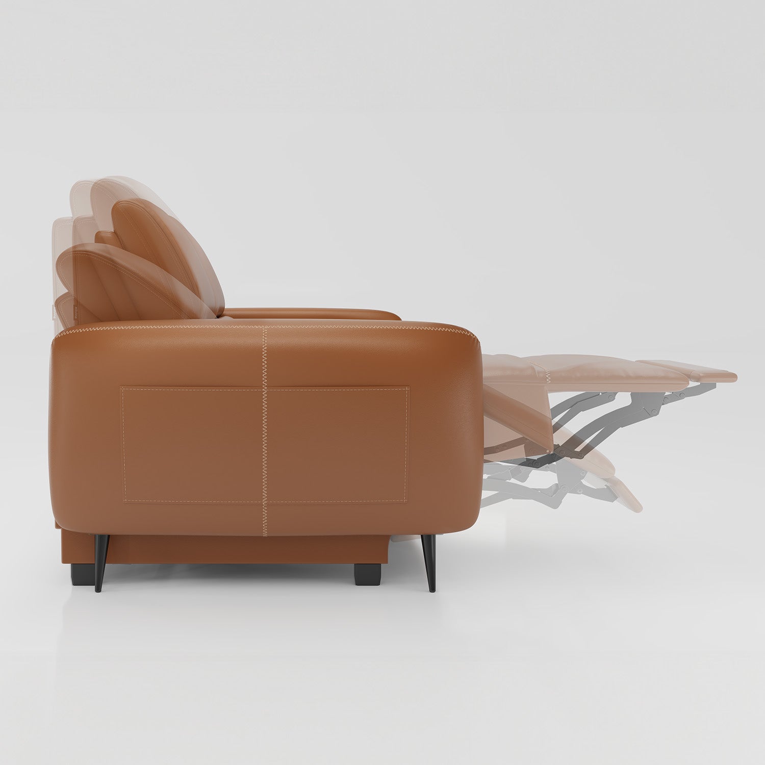 AeroStretch 3 Seater Power Zero Wall Recliner Sofa with Drop Down Table Tray