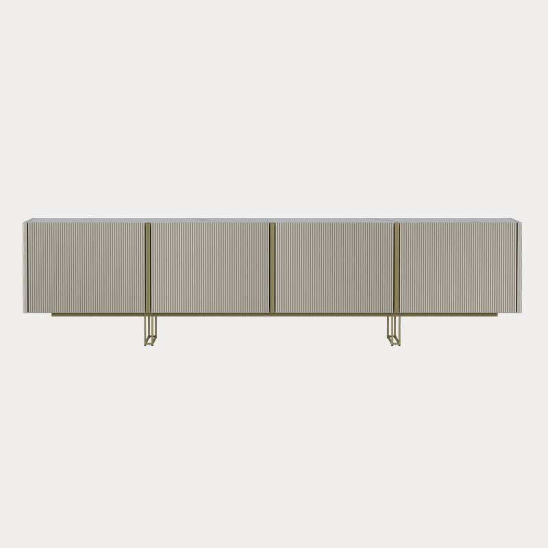 Cassandra Common Luxury Off-White TV Stand with Storage