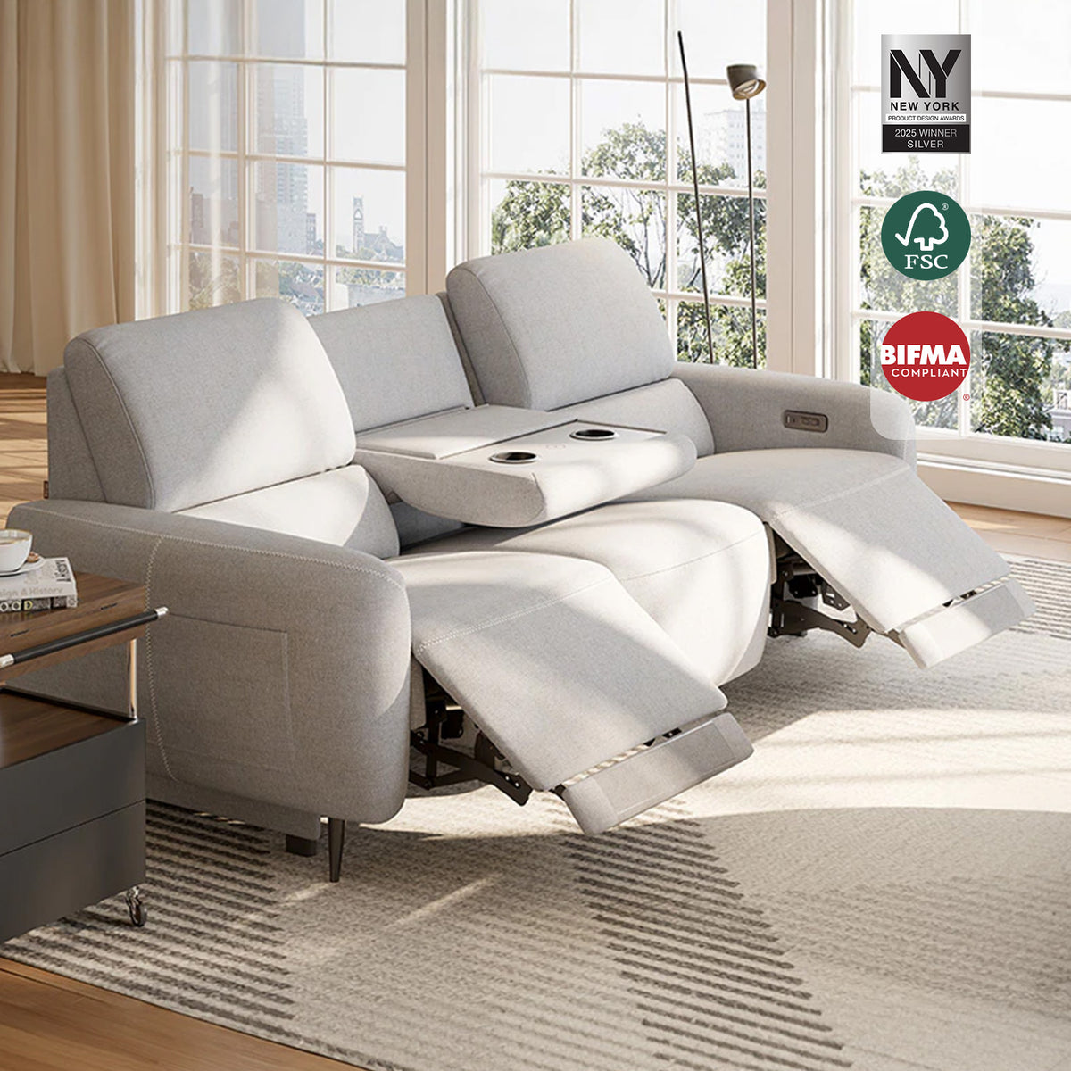 Power Zero Wall Hugger Reclining Sofas & Sectionals for Small Spaces