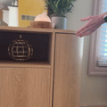 Todd Japandi Light Wood Sideboard Buffet Cabinet with Storage