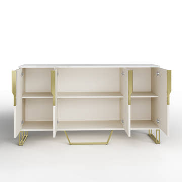 GlowStream Extendable TV Stand & Sideboard Set