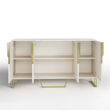 GlowStream Extendable TV Stand & Sideboard Set