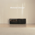Solmere Modern Modular TV Stand & Media Console (60"-124")