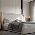 George Modern PU Leather Upholstered Bed--King Size