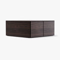 Miya Japandi Square Coffee Table with Drawers